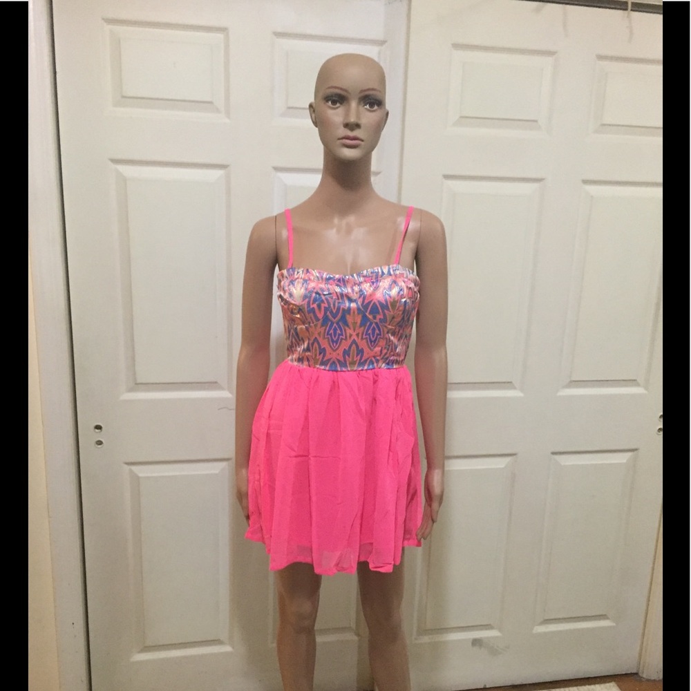 Pink dress